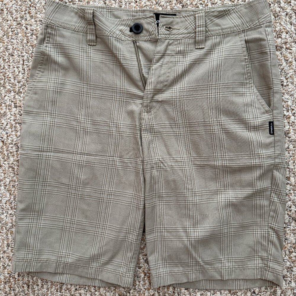 Mens O'Neill Casual Plaid Shorts, Size 29